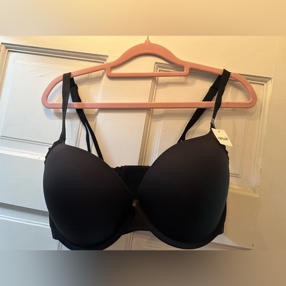 Aerie Black T-Shirt Bra with Molded Cups